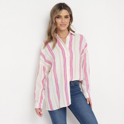 Koszula damska casual born2be ze sklepu: born2be.pl w kategorii: Koszule damskie - zdjęcie 054DCF2-170-2564_298919
