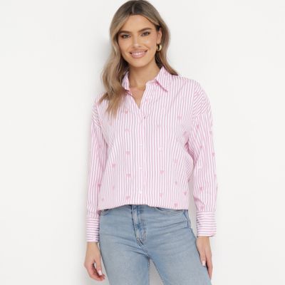 Koszula damska casual born2be ze sklepu: born2be.pl w kategorii: Koszule damskie - zdjęcie 054DCF2-170-2564_298959