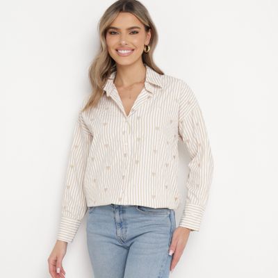 born2be - Koszula damska casual ze sklepu: born2be.pl w kategorii: Koszule damskie - zdjęcie 054DCF2-170-2564_298960