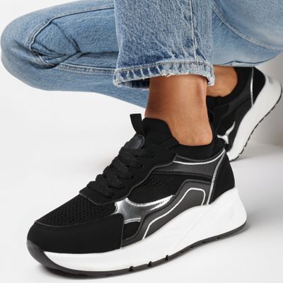 Buty sportowe damskie na wiosnę born2be ze sklepu: born2be.pl w kategorii: Buty sportowe damskie - zdjęcie 054DCF2-170-2564_299390