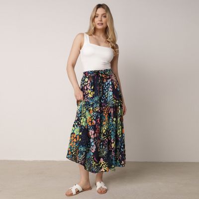 Spódnica w stylu boho born2be ze sklepu: born2be.pl w kategorii: Spódnice - zdjęcie 054DCF2-170-2564_299460
