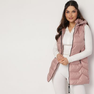 born2be - Kamizelka damska jesienna casual ze sklepu: born2be.pl w kategorii: Kamizelki damskie - zdjęcie 054DCF2-170-2564_300976