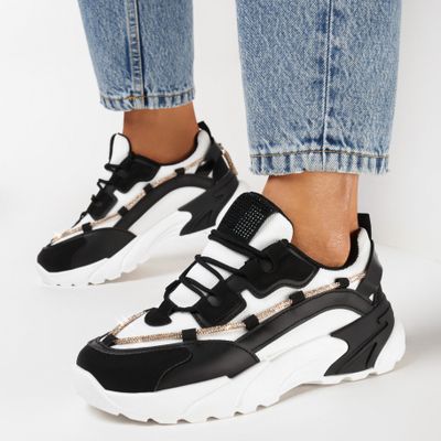 born2be - Buty sportowe damskie na wiosnę ze sklepu: born2be.pl w kategorii: Buty sportowe damskie - zdjęcie 054DCF2-170-2564_301041