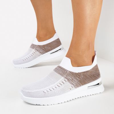 Buty sportowe damskie na wiosnę born2be ze sklepu: born2be.pl w kategorii: Buty sportowe damskie - zdjęcie 054DCF2-170-2564_301502