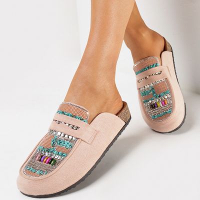 Klapki damskie boho born2be ze sklepu: born2be.pl w kategorii: Klapki damskie - zdjęcie 054DCF2-170-2564_301567