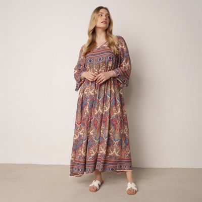 Sukienka boho wiosenna born2be ze sklepu: born2be.pl w kategorii: Sukienki - zdjęcie 054DCF2-170-2564_304478