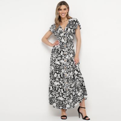 born2be - Sukienka boho ze sklepu: born2be.pl w kategorii: Sukienki - zdjęcie 054DCF2-170-2564_304570
