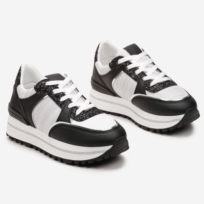 Buty sportowe damskie wiosenne born2be ze sklepu: born2be.pl w kategorii: Buty sportowe damskie - zdjęcie 054DCF2-170-2564_305373