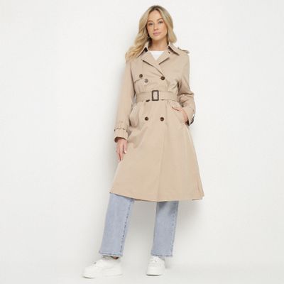 Płaszcz damski casual born2be ze sklepu: born2be.pl w kategorii: Płaszcze damskie - zdjęcie 054DCF2-170-2564_306024