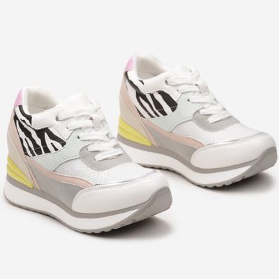Buty sportowe damskie wiosenne born2be ze sklepu: born2be.pl w kategorii: Buty sportowe damskie - zdjęcie 054DCF2-170-2564_306417