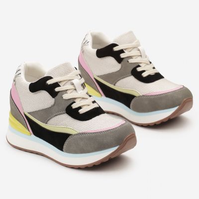 Buty sportowe damskie na wiosnę born2be ze sklepu: born2be.pl w kategorii: Buty sportowe damskie - zdjęcie 054DCF2-170-2564_306418