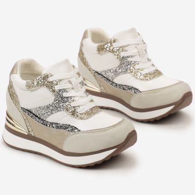 Buty sportowe damskie na wiosnę born2be ze sklepu: born2be.pl w kategorii: Buty sportowe damskie - zdjęcie 054DCF2-170-2564_306419
