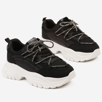 Buty sportowe damskie na wiosnę born2be ze sklepu: born2be.pl w kategorii: Buty sportowe damskie - zdjęcie 054DCF2-170-2564_307387