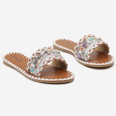 Klapki damskie na lato born2be ze sklepu: born2be.pl w kategorii: Klapki damskie - zdjęcie 054DCF2-170-2564_308853