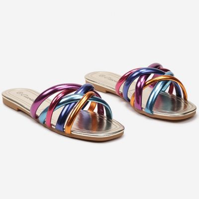 Klapki damskie na lato born2be ze sklepu: born2be.pl w kategorii: Klapki damskie - zdjęcie 054DCF2-170-2564_309682