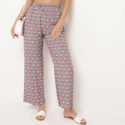 Spodnie damskie w stylu boho born2be ze sklepu: born2be.pl w kategorii: Spodnie damskie - zdjęcie 054DCF2-170-2564_310095