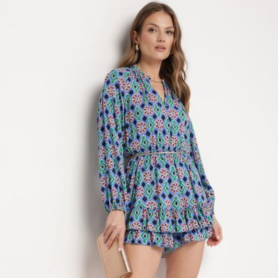 born2be - Kombinezon damski w stylu boho ze sklepu: born2be.pl w kategorii: Kombinezony damskie - zdjęcie 054DCF2-170-2564_310759