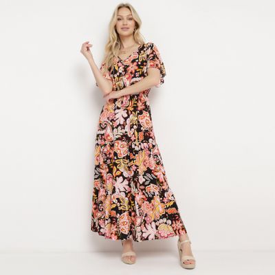 Sukienka w stylu boho born2be ze sklepu: born2be.pl w kategorii: Sukienki - zdjęcie 054DCF2-170-2564_314424