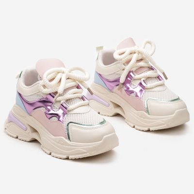 Buty sportowe damskie na wiosnę born2be ze sklepu: born2be.pl w kategorii: Buty sportowe damskie - zdjęcie 054DCF2-170-2564_314721