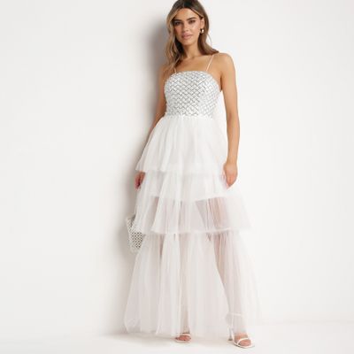born2be - Sukienka letnia elegancka ze sklepu: born2be.pl w kategorii: Sukienki - zdjęcie 054DCF2-170-2564_314961