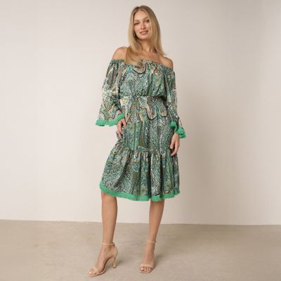 Sukienka boho born2be ze sklepu: born2be.pl w kategorii: Sukienki - zdjęcie 054DCF2-170-2564_315419