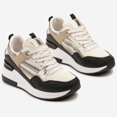 Buty sportowe damskie na wiosnę born2be ze sklepu: born2be.pl w kategorii: Buty sportowe damskie - zdjęcie 054DCF2-170-2564_315515