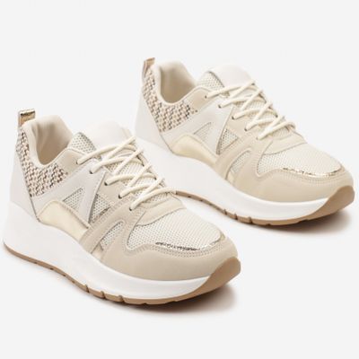 Buty sportowe damskie na wiosnę born2be ze sklepu: born2be.pl w kategorii: Buty sportowe damskie - zdjęcie 054DCF2-170-2564_315528