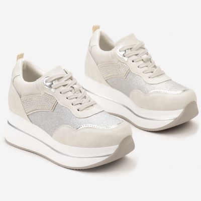 Buty sportowe damskie wiosenne born2be ze sklepu: born2be.pl w kategorii: Buty sportowe damskie - zdjęcie 054DCF2-170-2564_316145