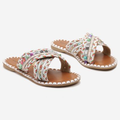 Klapki damskie na lato born2be ze sklepu: born2be.pl w kategorii: Klapki damskie - zdjęcie 054DCF2-170-2564_317018