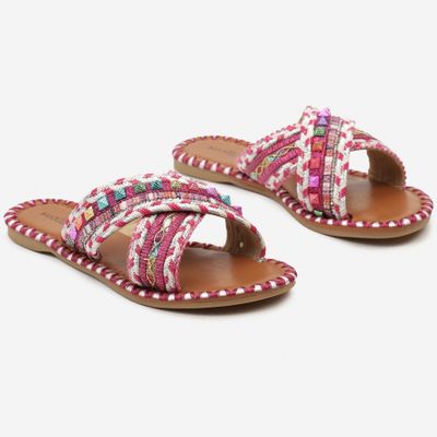 Klapki damskie boho born2be ze sklepu: born2be.pl w kategorii: Klapki damskie - zdjęcie 054DCF2-170-2564_317020