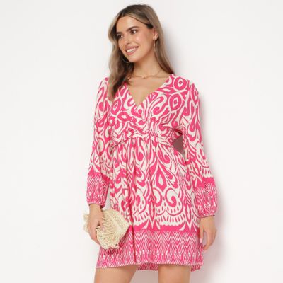 Sukienka casual na wiosnę born2be ze sklepu: born2be.pl w kategorii: Sukienki - zdjęcie 054DCF2-170-2564_319611
