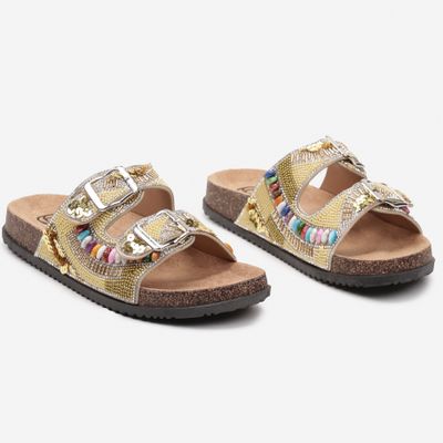 Klapki damskie na lato born2be ze sklepu: born2be.pl w kategorii: Klapki damskie - zdjęcie 054DCF2-170-2564_321286