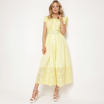 Sukienka elegancka na wiosnę born2be ze sklepu: born2be.pl w kategorii: Sukienki - zdjęcie 054DCF2-170-2564_322037