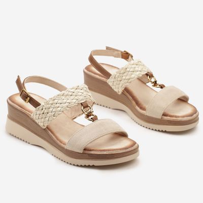 Sandały damskie casual born2be ze sklepu: born2be.pl w kategorii: Sandały damskie - zdjęcie 054DCF2-170-2564_322220