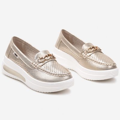 Mokasyny jesienne born2be ze sklepu: born2be.pl w kategorii: Mokasyny damskie - zdjęcie 054DCF2-170-2564_322414