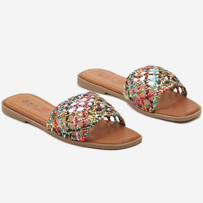 Klapki damskie na lato born2be ze sklepu: born2be.pl w kategorii: Klapki damskie - zdjęcie 054DCF2-170-2564_322900