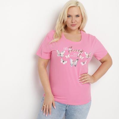 Bluzka damska na wiosnę born2be ze sklepu: born2be.pl w kategorii: Bluzki damskie - zdjęcie 054DCF2-170-2564_323918