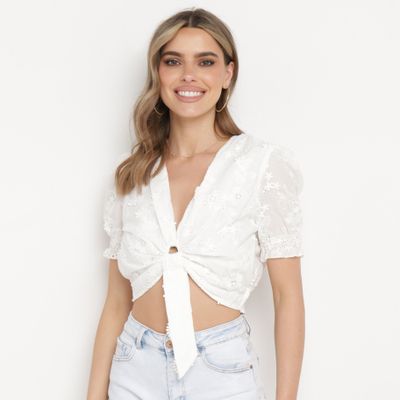 born2be - Bluzka damska casual na wiosnę ze sklepu: born2be.pl w kategorii: Bluzki damskie - zdjęcie 054DCF2-170-2564_324427
