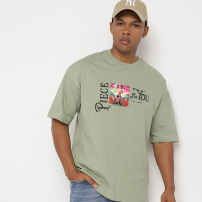 T-shirt męski na wiosnę w stylu młodzieżowym born2be ze sklepu: born2be.pl w kategorii: T-shirty męskie - zdjęcie 054DCF2-170-2564_324771