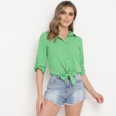 Koszula damska na wiosnę casual born2be ze sklepu: born2be.pl w kategorii: Koszule damskie - zdjęcie 054DCF2-170-2564_325000