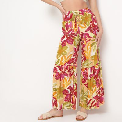 Spodnie damskie boho na wiosnę born2be ze sklepu: born2be.pl w kategorii: Spodnie damskie - zdjęcie 054DCF2-170-2564_325310