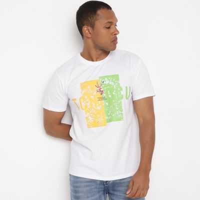 T-shirt męski w stylu młodzieżowym born2be ze sklepu: born2be.pl w kategorii: T-shirty męskie - zdjęcie 054DCF2-170-2564_325618