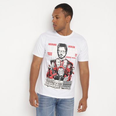 T-shirt męski born2be ze sklepu: born2be.pl w kategorii: T-shirty męskie - zdjęcie 054DCF2-170-2564_325624