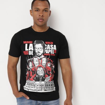 T-shirt męski born2be ze sklepu: born2be.pl w kategorii: T-shirty męskie - zdjęcie 054DCF2-170-2564_325625