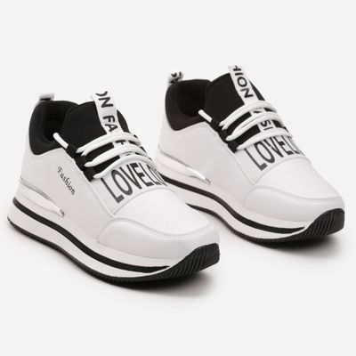 Buty sportowe damskie na wiosnę born2be ze sklepu: born2be.pl w kategorii: Buty sportowe damskie - zdjęcie 054DCF2-170-2564_327621