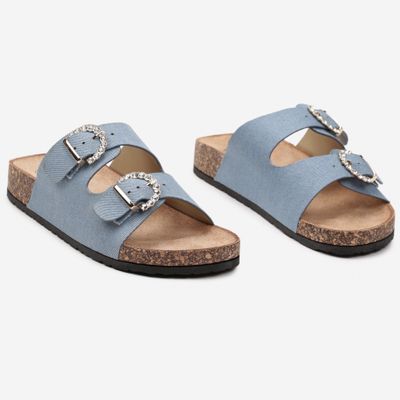 born2be - Klapki damskie na lato ze sklepu: born2be.pl w kategorii: Klapki damskie - zdjęcie 054DCF2-170-2564_327699