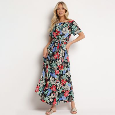 Sukienka w stylu boho born2be ze sklepu: born2be.pl w kategorii: Sukienki - zdjęcie 054DCF2-170-2564_327971