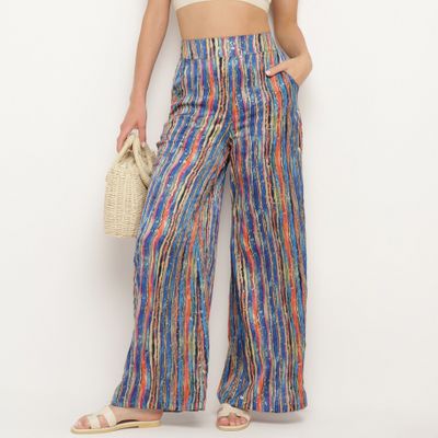 born2be - Spodnie damskie wiosenne w stylu boho ze sklepu: born2be.pl w kategorii: Spodnie damskie - zdjęcie 054DCF2-170-2564_330104