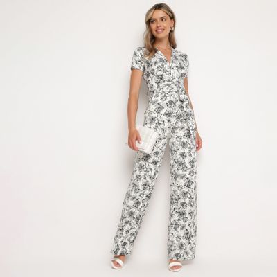 Kombinezon damski w stylu boho born2be ze sklepu: born2be.pl w kategorii: Kombinezony damskie - zdjęcie 054DCF2-170-2564_330118