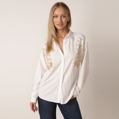 Koszula damska elegancka na wiosnę born2be ze sklepu: born2be.pl w kategorii: Koszule damskie - zdjęcie 054DCF2-170-2564_330467